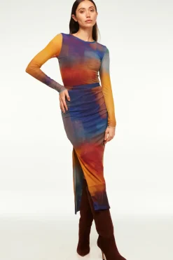 MISA Los Angeles AISHA SKIRT Digitalombre Clearance