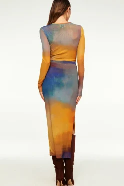 MISA Los Angeles AISHA SKIRT Digitalombre Clearance