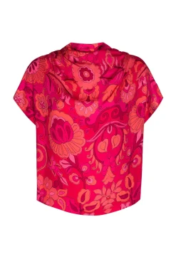 MISA Los Angeles AISHA TOP Floracorsicafuchsia Best