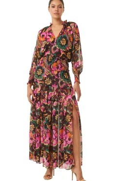 MISA Los Angeles ALEXIS TOP Floragroovechiffon Clearance