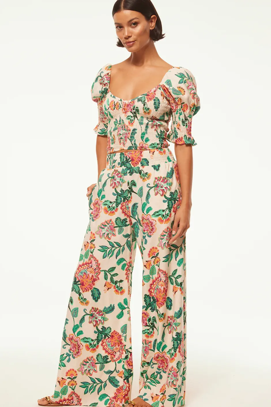 MISA Los Angeles ALIA PANT Malikapaisleyfloral Clearance