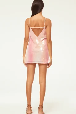 MISA Los Angeles ALINE DRESS Sequinombre Clearance