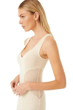 MISA Los Angeles ALLISON DRESS Ivory Clearance