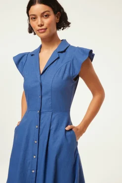 MISA Los Angeles ALMAZ DRESS Bluelinen Best