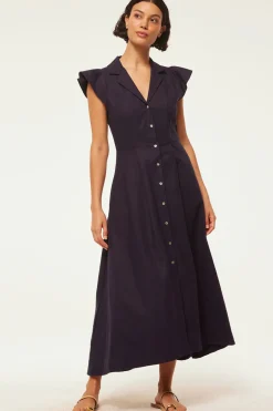 MISA Los Angeles ALMAZ DRESS Navylinen Hot