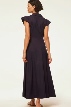 MISA Los Angeles ALMAZ DRESS Navylinen Hot