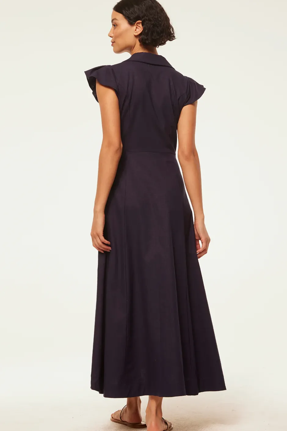 MISA Los Angeles ALMAZ DRESS Navylinen Hot