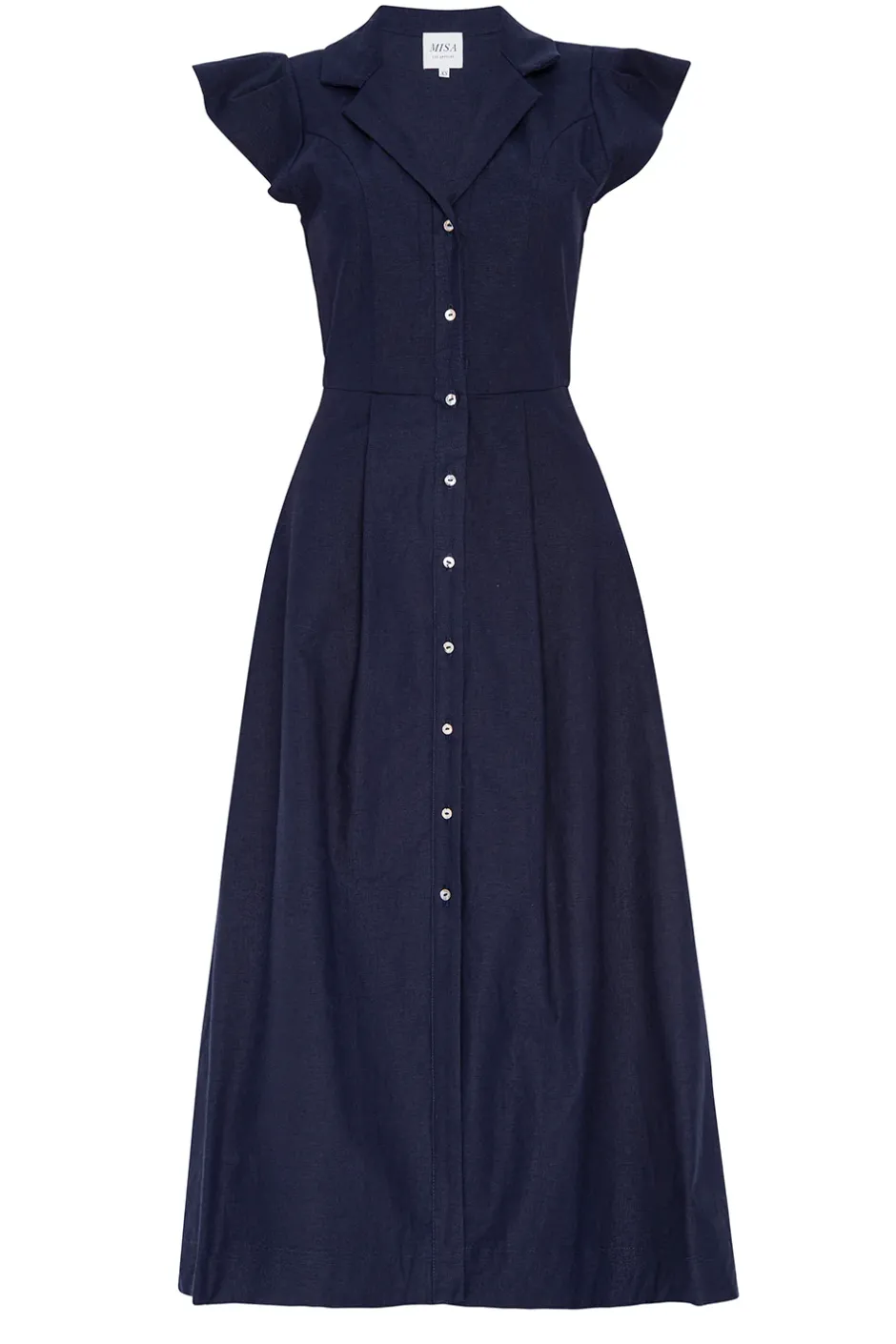MISA Los Angeles ALMAZ DRESS Navylinen Hot