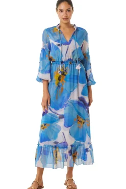MISA Los Angeles AMATA DRESS Bluepoppy Discount