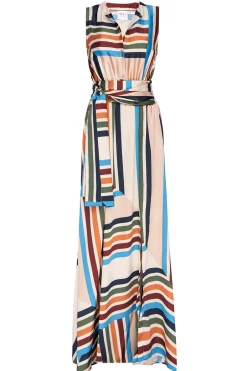 MISA Los Angeles ANABELLA DRESS Sanmiguelstripe Best