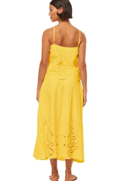 MISA Los Angeles ANALISSE SKIRT Canaryeyelet Sale