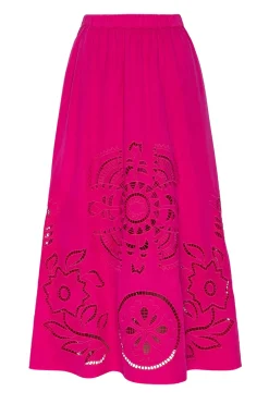 MISA Los Angeles ANALISSE SKIRT Pinkeyelet Best