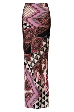 MISA Los Angeles ANARAK SKIRT Leonardopatchwork Sale