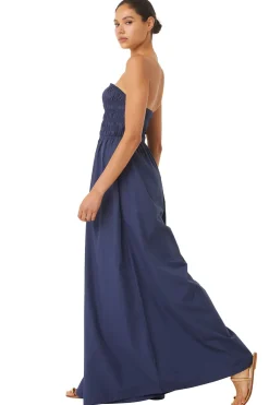 MISA Los Angeles ANDREA JUMPSUIT Midnightbluepoplin Best