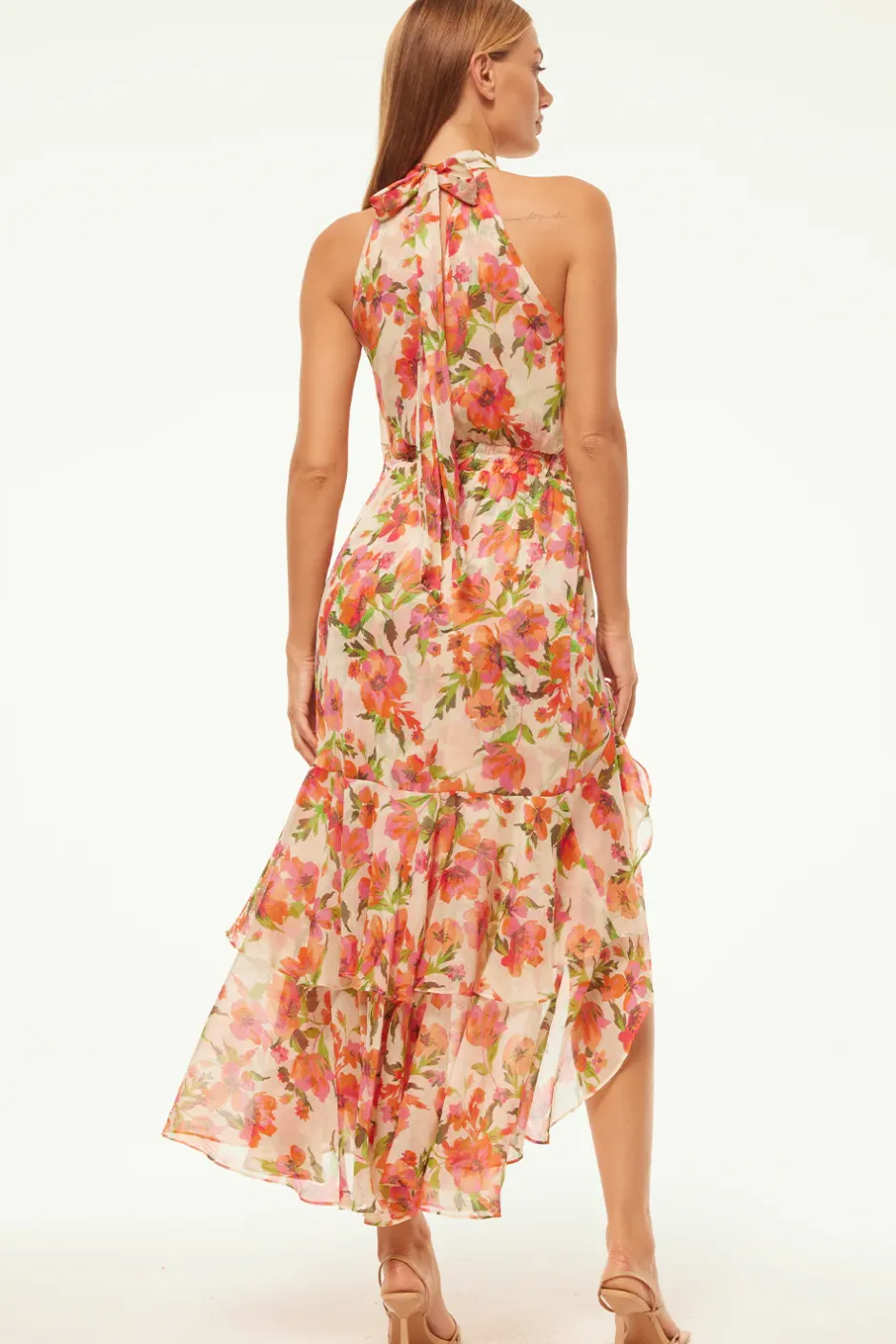 MISA Los Angeles ANEVA DRESS Palmareibloomschiffon Outlet