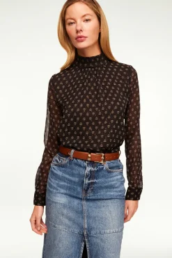 MISA Los Angeles ANNIE TOP Blacklapiseye Outlet