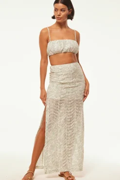 MISA Los Angeles ANTONELLA SKIRT Dewdropeyelet Online