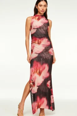 MISA Los Angeles ATHENA DRESS Midnightorchidmesh Fashion