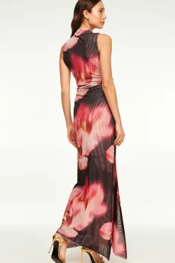 MISA Los Angeles ATHENA DRESS Midnightorchidmesh Fashion