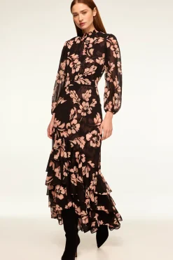 MISA Los Angeles AUDREY DRESS Auricflora Hot