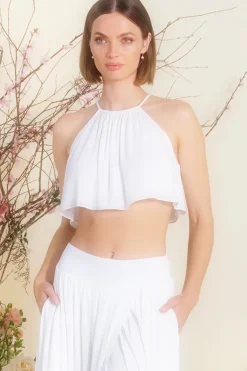 MISA Los Angeles BALENA SKIRT White Sale