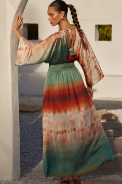 MISA Los Angeles BARDOT DRESS Carnelianombre Best