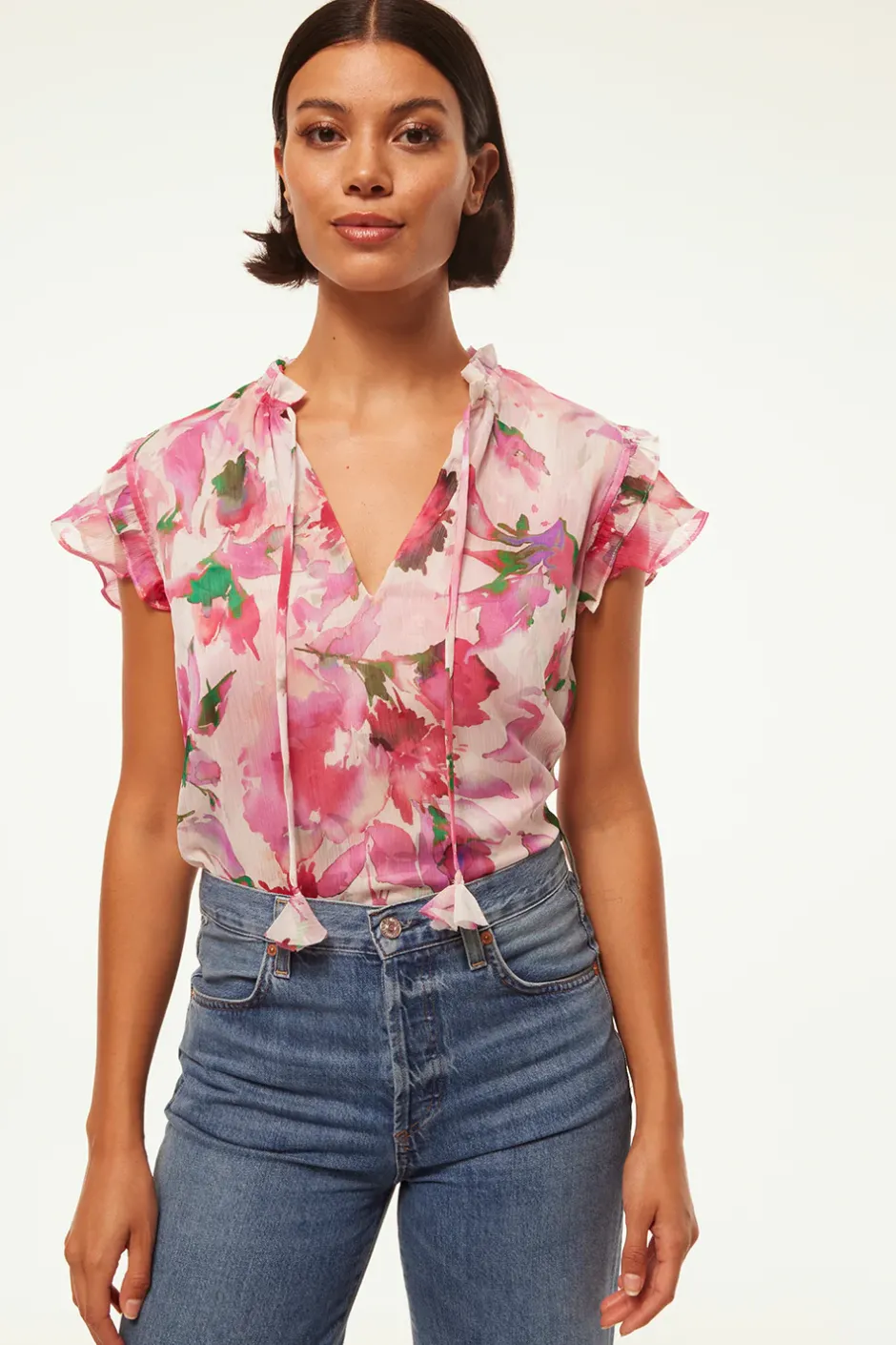 MISA Los Angeles BASIA TOP Gardenfuchsia Outlet