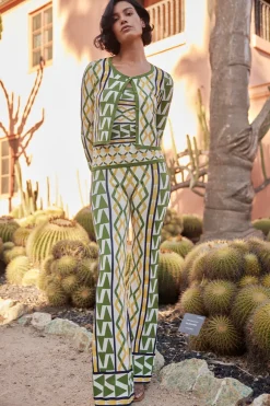 MISA Los Angeles BATISTA CARDIGAN Limoncellogeojacquard Sale