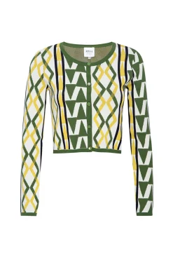 MISA Los Angeles BATISTA CARDIGAN Limoncellogeojacquard Sale