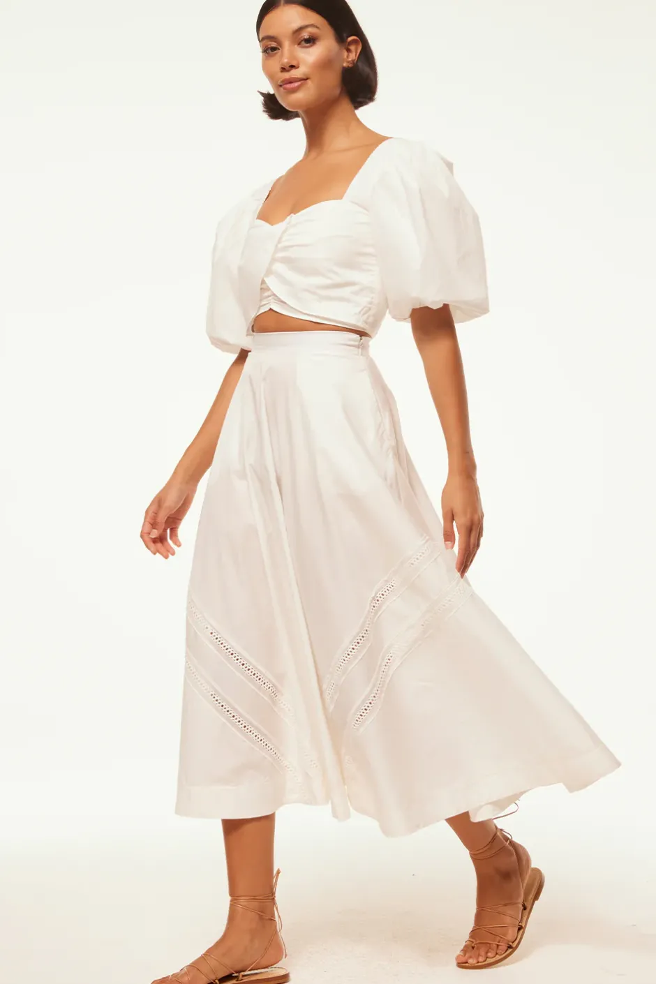 MISA Los Angeles BEATRICE SKIRT White Fashion