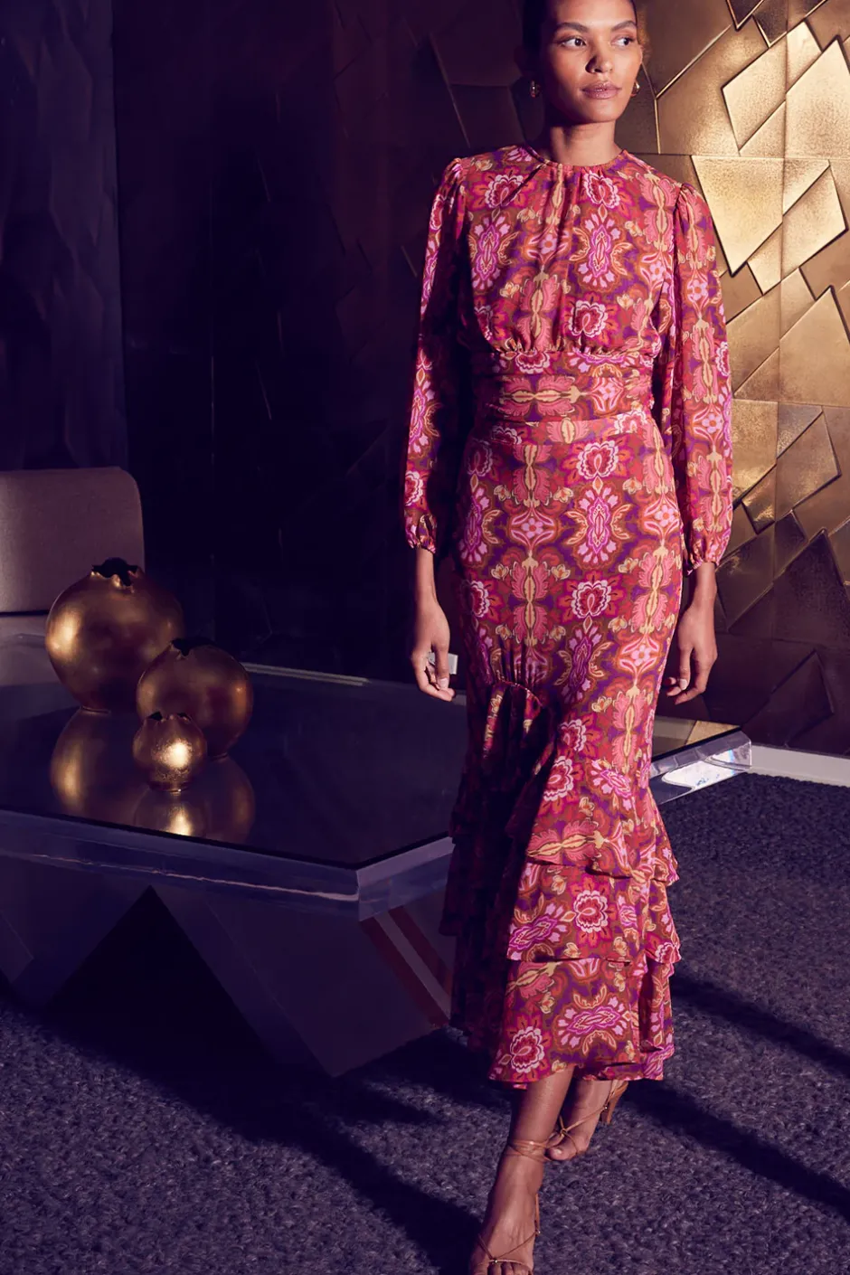 MISA Los Angeles BEATRIZ TOP Chicnostalgicchiffon Clearance