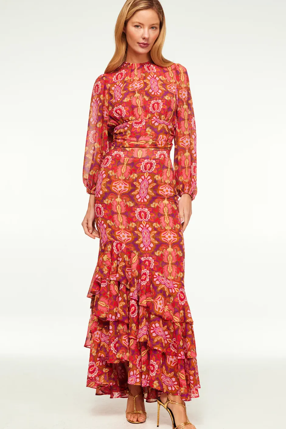 MISA Los Angeles BEATRIZ TOP Chicnostalgicchiffon Clearance