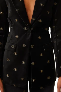 MISA Los Angeles BIANCA JACKET Black New