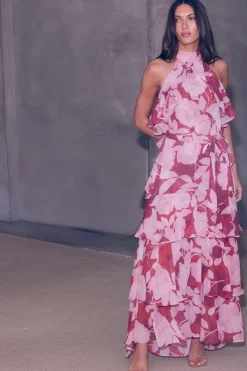 MISA Los Angeles CALISSA DRESS Florarosada Best