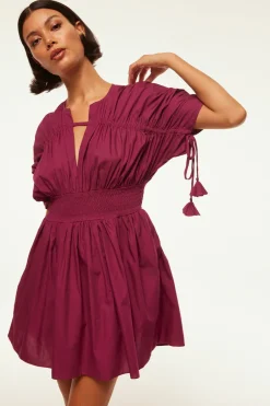 MISA Los Angeles CAMILA DRESS Orchidcottonpoplin Hot