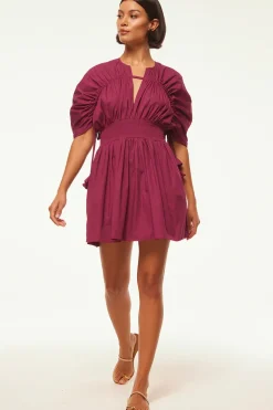 MISA Los Angeles CAMILA DRESS Orchidcottonpoplin Hot