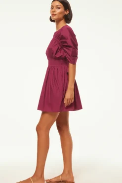 MISA Los Angeles CAMILA DRESS Orchidcottonpoplin Hot