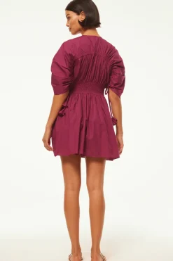 MISA Los Angeles CAMILA DRESS Orchidcottonpoplin Hot