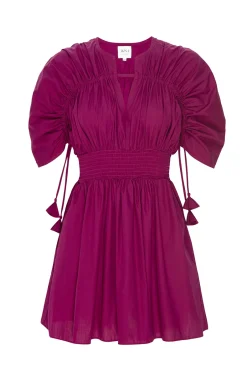 MISA Los Angeles CAMILA DRESS Orchidcottonpoplin Hot