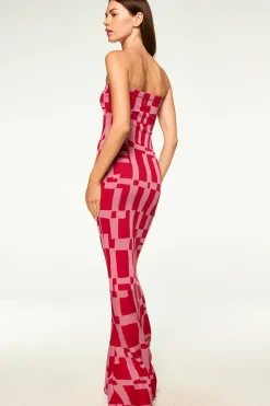 MISA Los Angeles CANDICE DRESS Pinku0026red Fashion