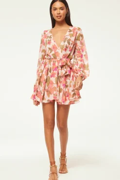 MISA Los Angeles CARIA DRESS Sonoranflorachiffon Online
