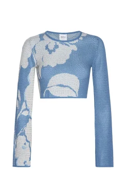 MISA Los Angeles CASSI TOP Bluehibiscusflora Fashion