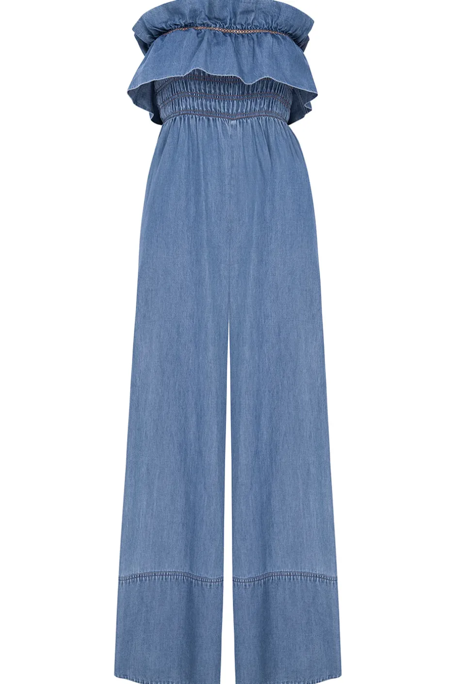 MISA Los Angeles CHARLIE JUMPSUIT Bluechambray Online