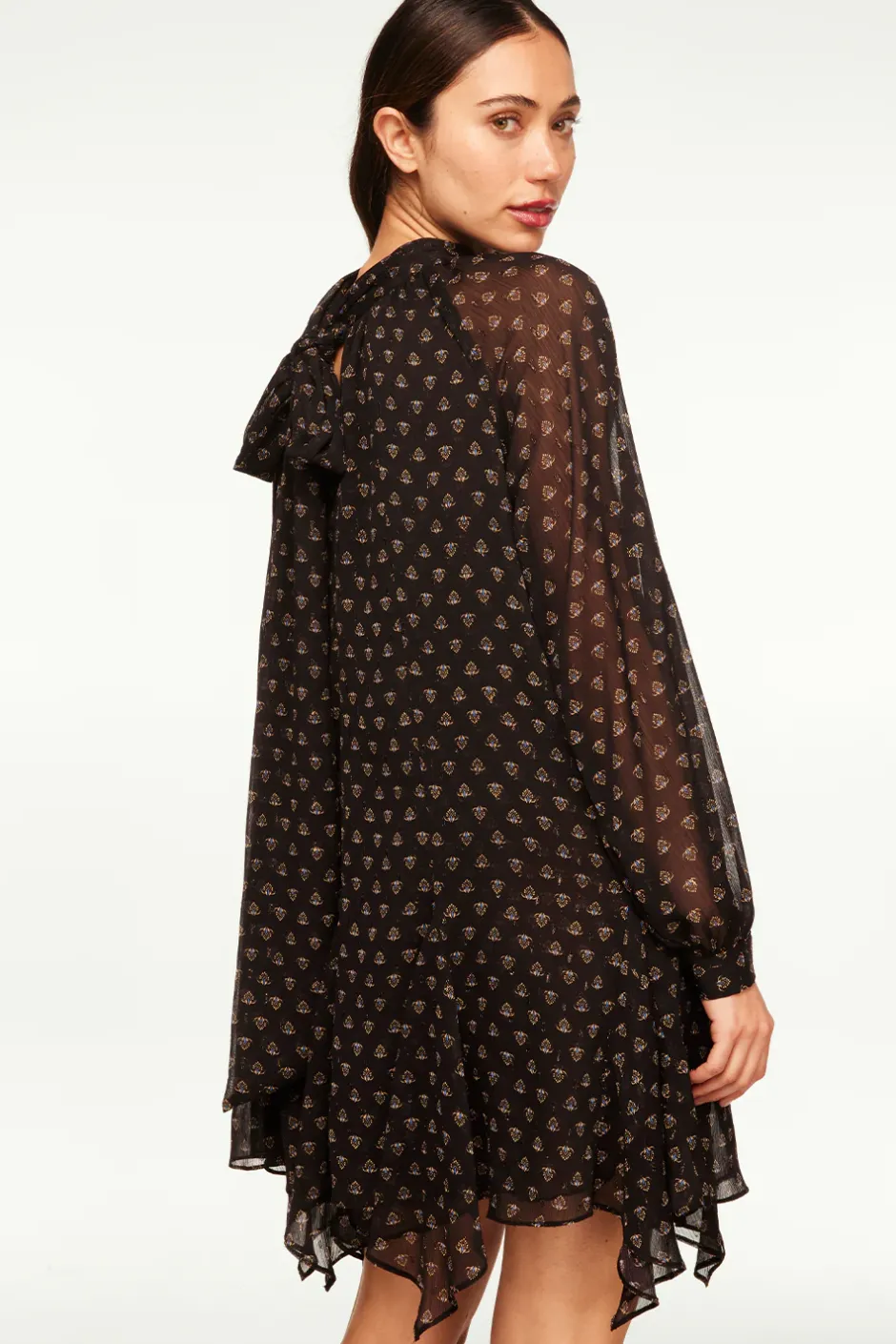 MISA Los Angeles CINDY DRESS Blacklapiseye Clearance