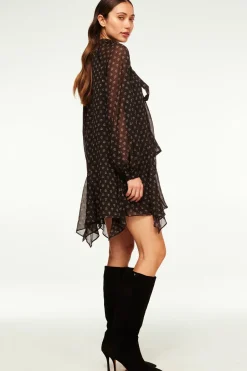 MISA Los Angeles CINDY DRESS Blacklapiseye Clearance