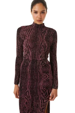 MISA Los Angeles CLARA TOP Plum Clearance