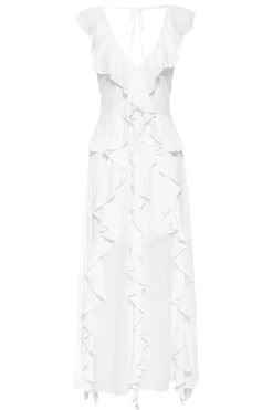 MISA Los Angeles CLAUDITA DRESS White Online