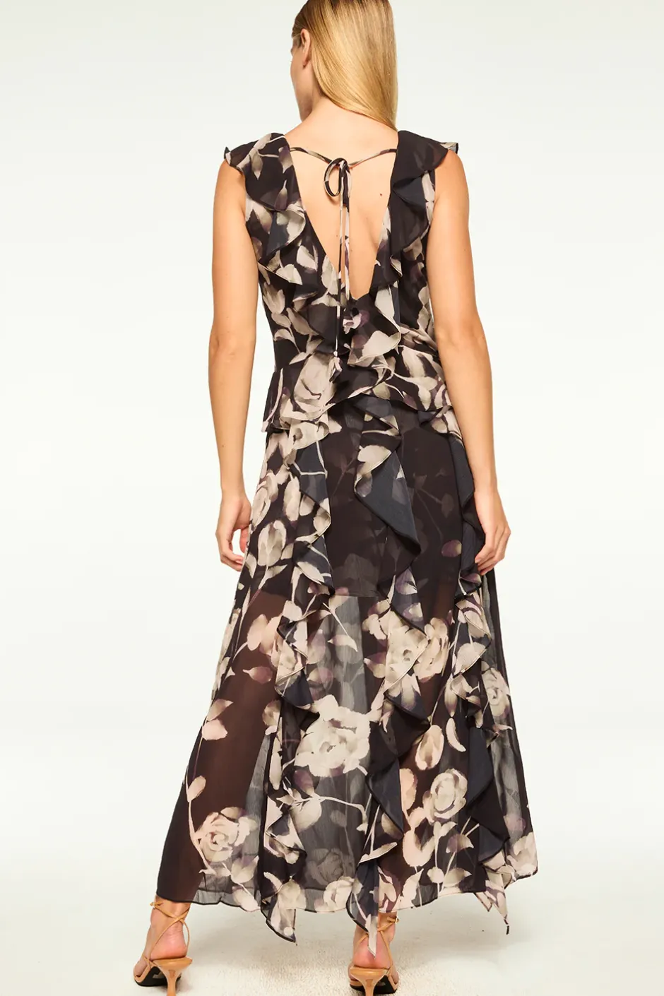 MISA Los Angeles CLAUDITA DRESS Fadedrosechiffon Online