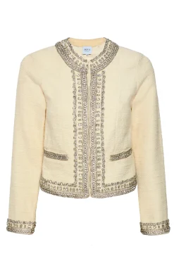 MISA Los Angeles CURTIS JACKET Ivorytweed Fashion