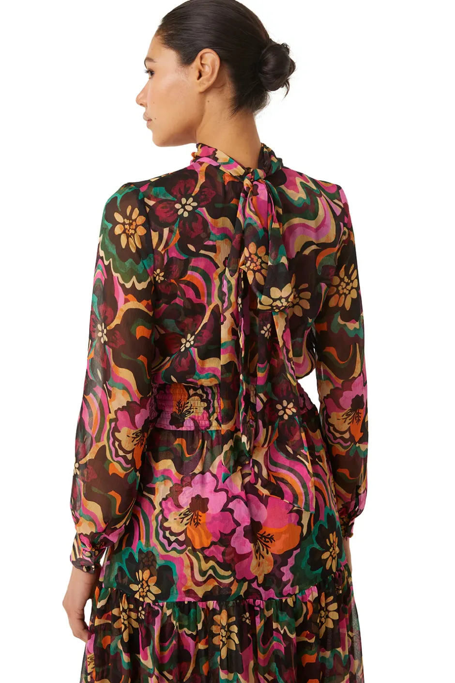 MISA Los Angeles DAPHNE DRESS Floragroovechiffon Outlet